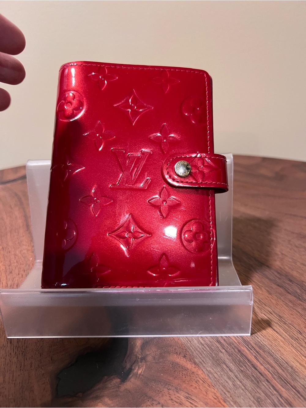 Louis Vuittion Vernis Agenda PM Pomme D’Amore Red Planner Cover Organizer